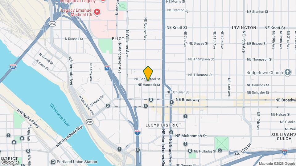 109 NE Hancock St Mapa y Detalles de la Ubicación