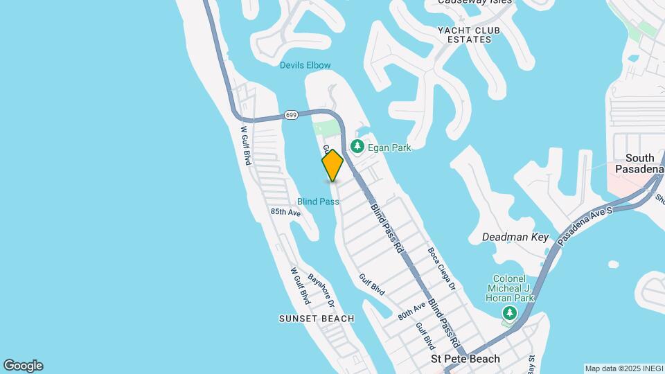 9020 Gulf Blvd Map and Location Details