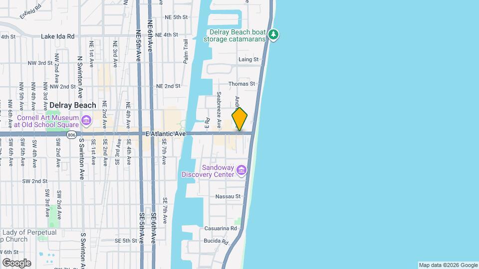 1214 E Atlantic Ave Map and Location Details