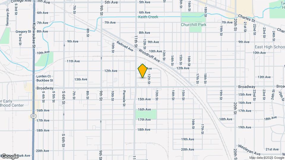 1621 13th Ave Map and Location Details