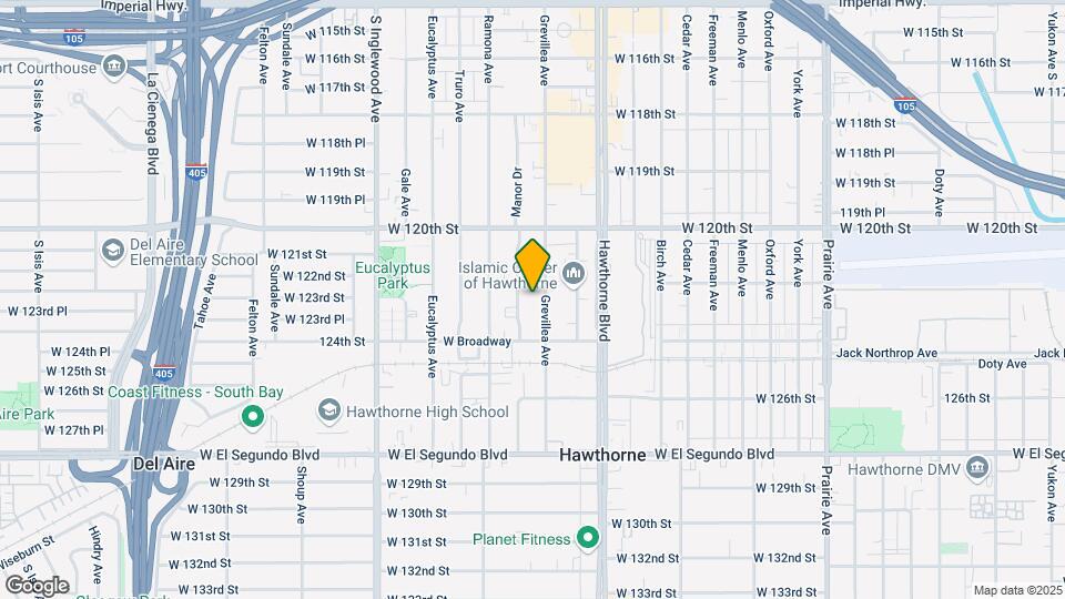 12223 Grevillea Ave Map and Location Details