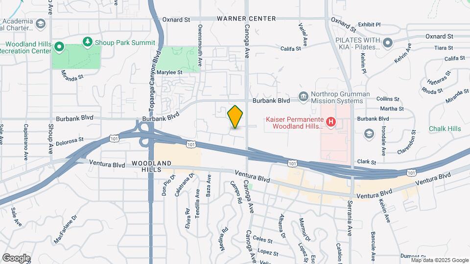 5535 Canoga Ave, Unit 203 Mapa y Detalles de la Ubicación