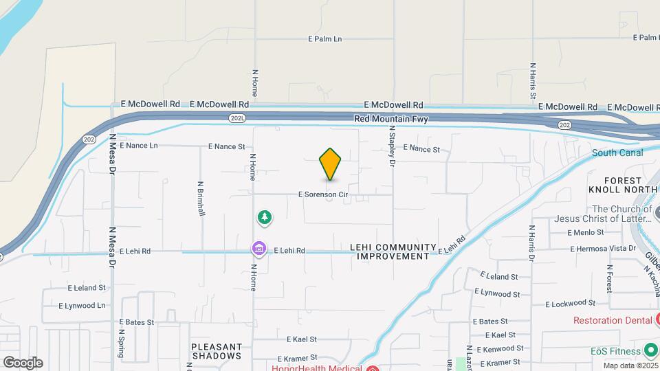 1010 E Sorenson Cir Map and Location Details