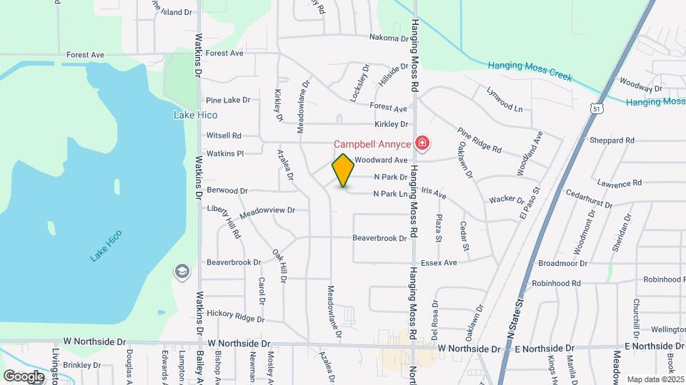 573 N Park Ln Mapa y Detalles de la Ubicación