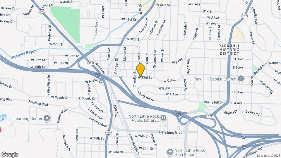 624 W 33rd St Map and Location Details