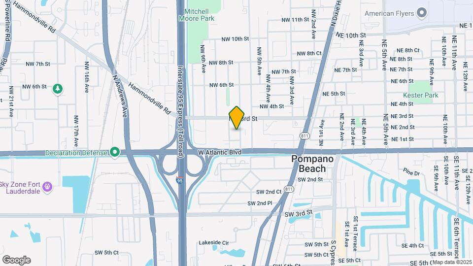 103 NW 7th Ave Map and Location Details