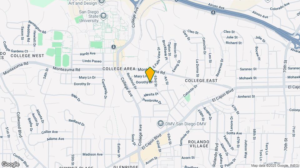 6233-6235 Dorothy Dr Mapa y Detalles de la Ubicación