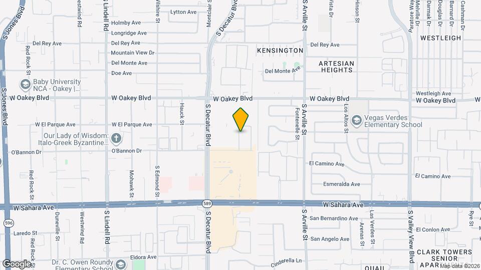 4736 O'Bannon Dr Map and Location Details