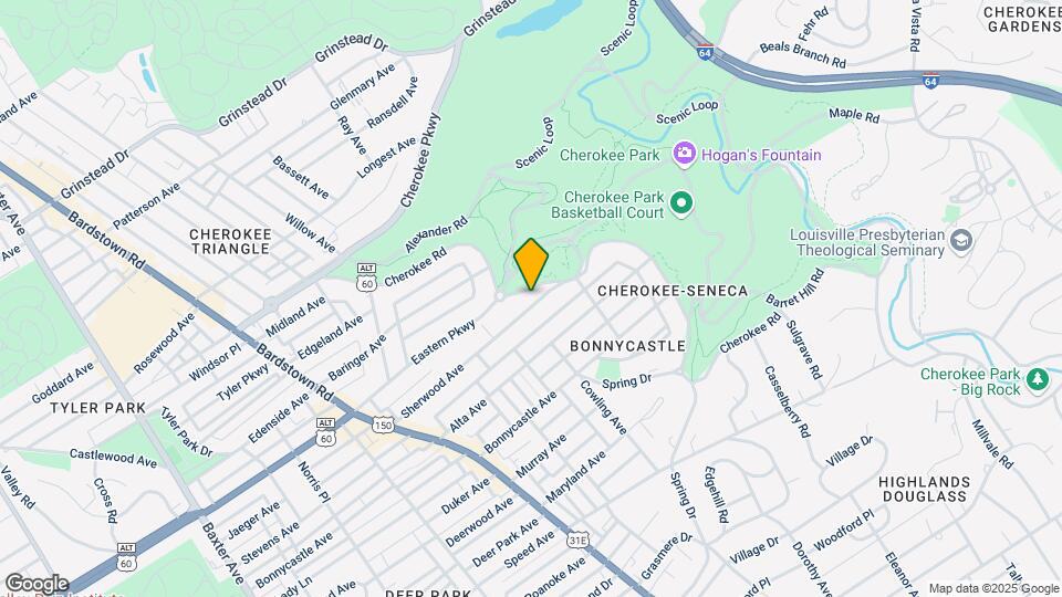 1508 Cherokee Rd Map and Location Details