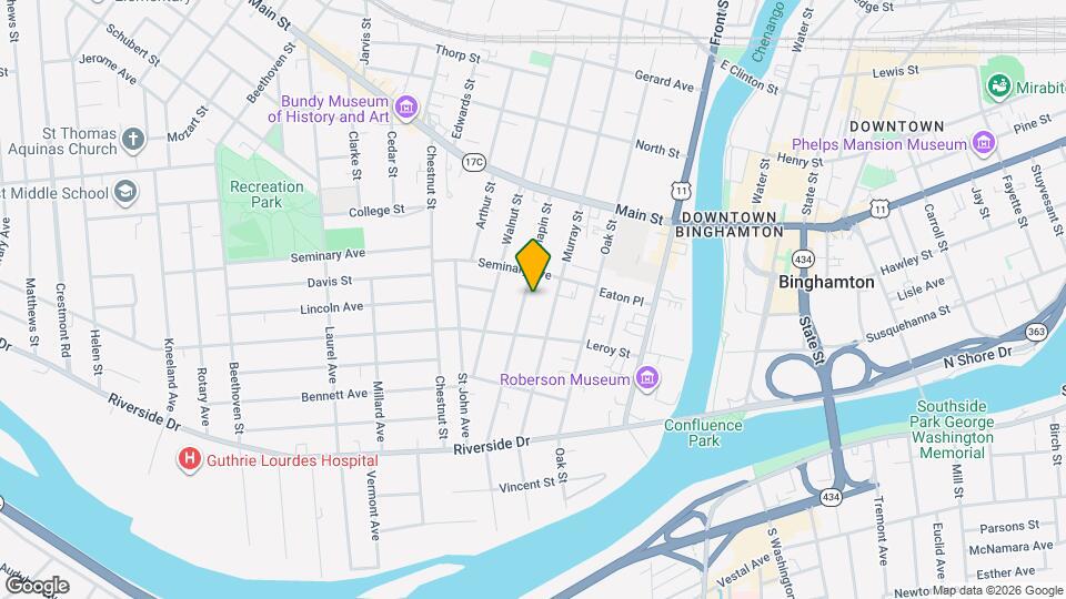 104 Chapin St Map and Location Details