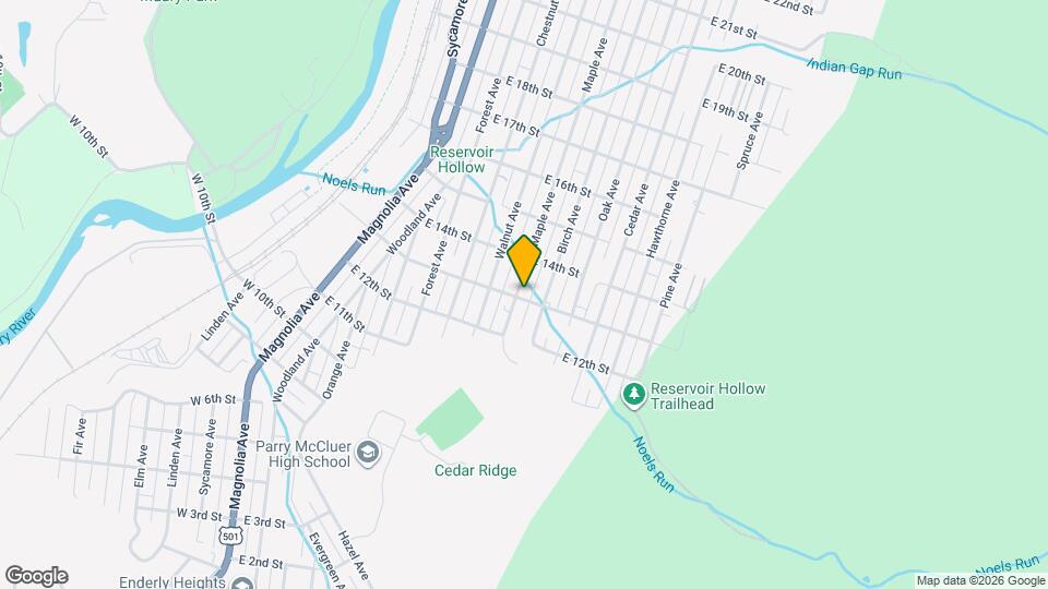 1308 Maple Ave Map and Location Details