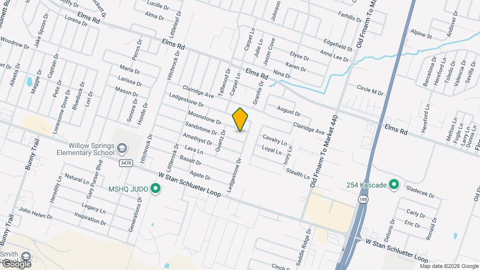 1804 Moonstone Dr Map and Location Details