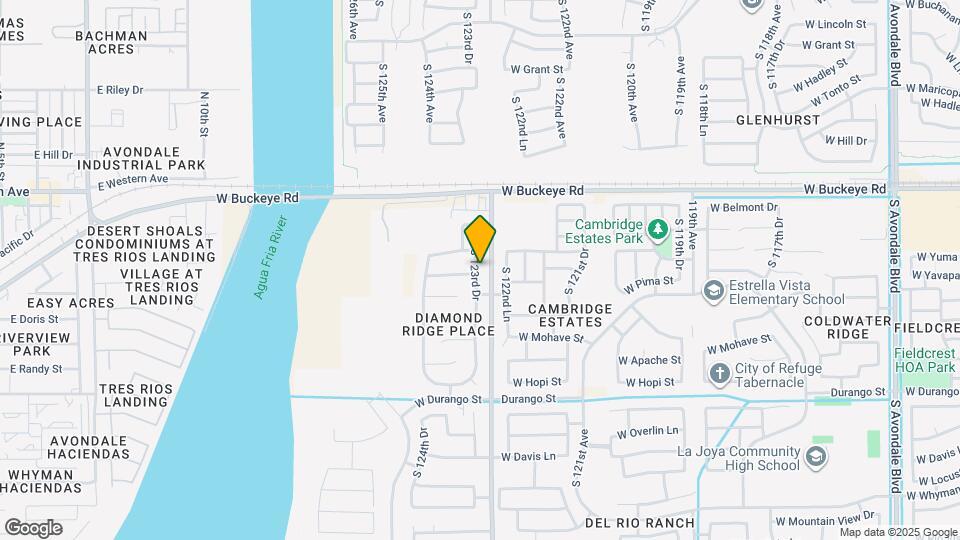 1421 S 123rd Dr Map and Location Details