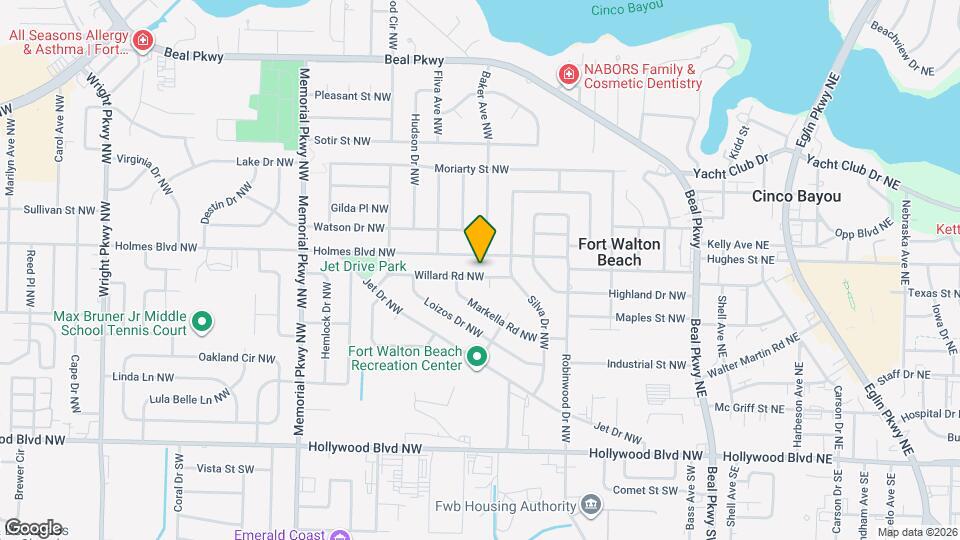 121 Willard Rd NW Map and Location Details