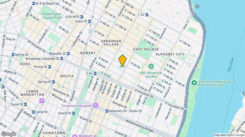 141 E 3rd St Map and Location Details