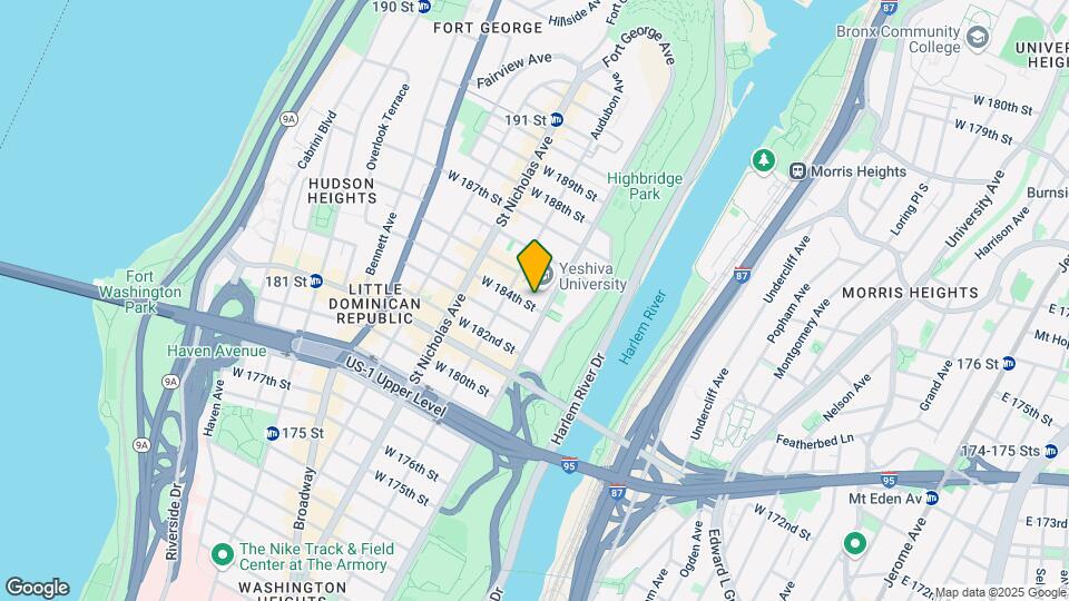 507 W 184th St Map and Location Details
