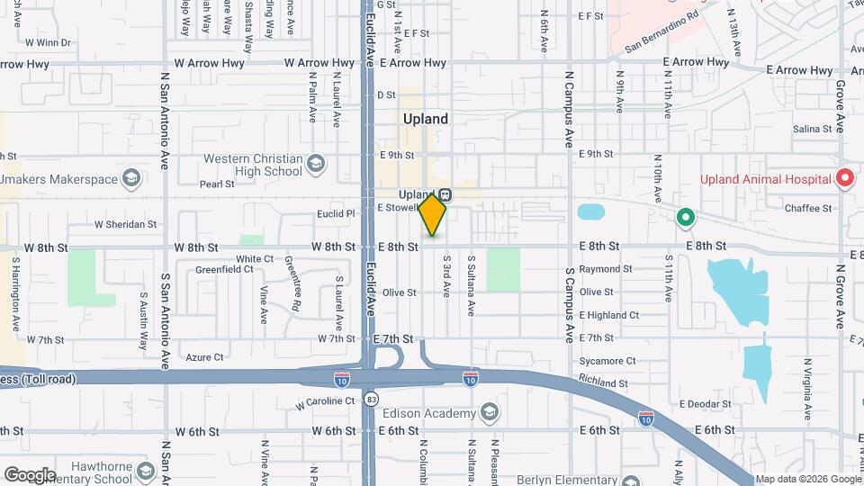 241 E 8th St Mapa y Detalles de la Ubicación