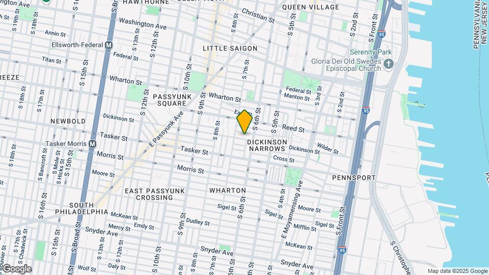 623 Dickinson St Map and Location Details