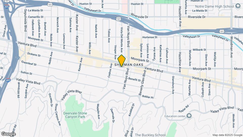 14525 Dickens St Mapa y Detalles de la Ubicación