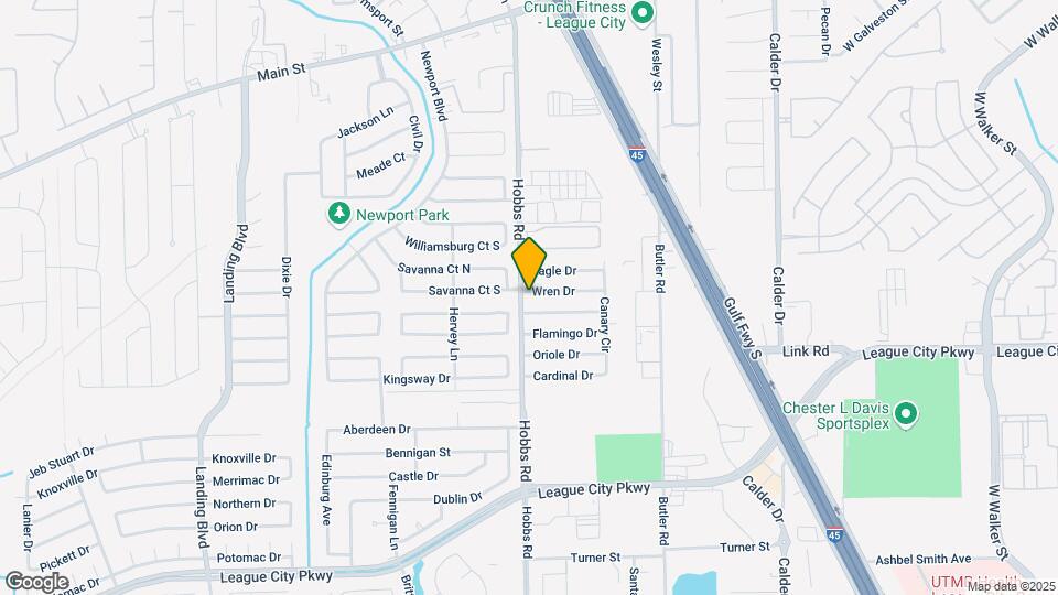 1835 Wren Dr Map and Location Details