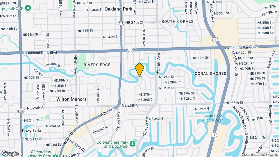 2809 NE 14th Ave Map and Location Details