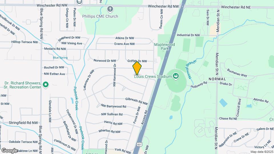 2017 Lance Rd NW Map and Location Details