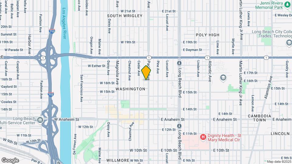 1585 Pacific Ave Map and Location Details