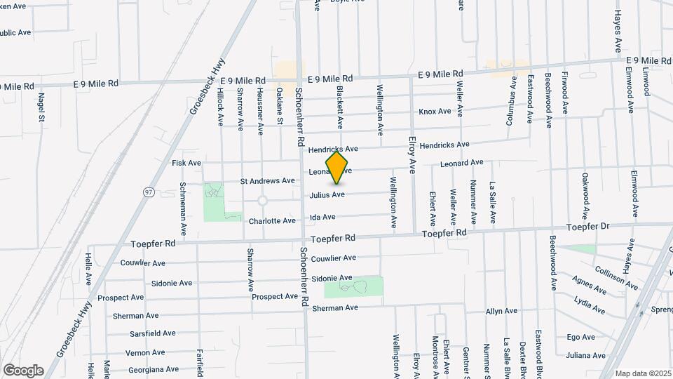 13705 Julius Ave Map and Location Details