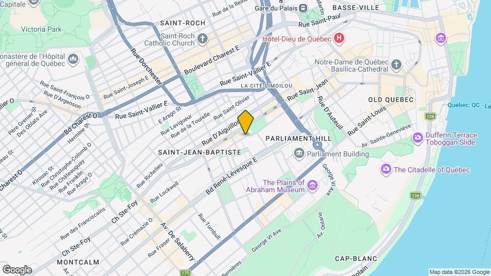 695 Saint-Gabriel Rue Map and Location Details