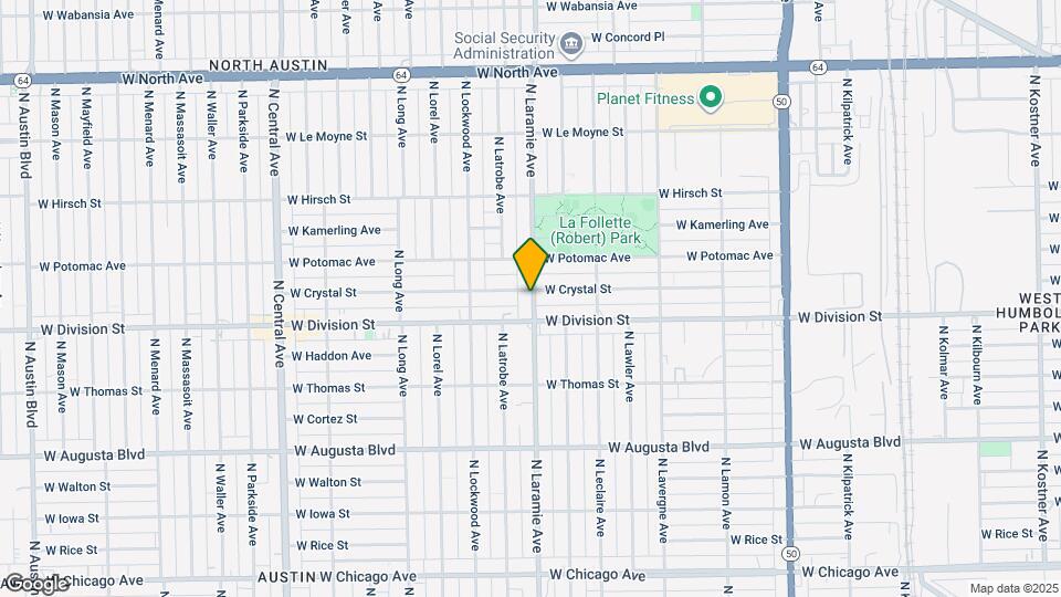 1219 N Laramie Ave, Unit 2 Map and Location Details