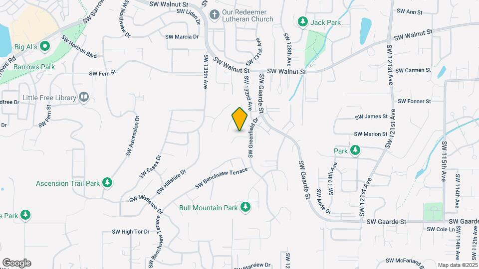 13257 SW Maplecrest Ct Map and Location Details