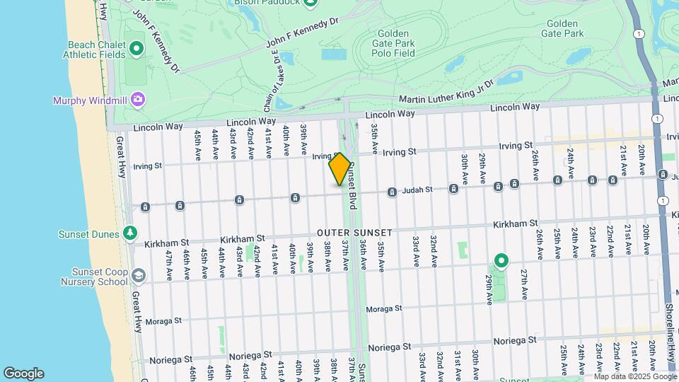 3200-3202 Judah St Map and Location Details