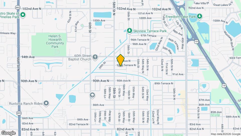 5691 92nd Ave N Map and Location Details