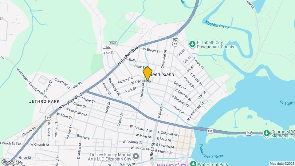 307 W Cypress St Map and Location Details