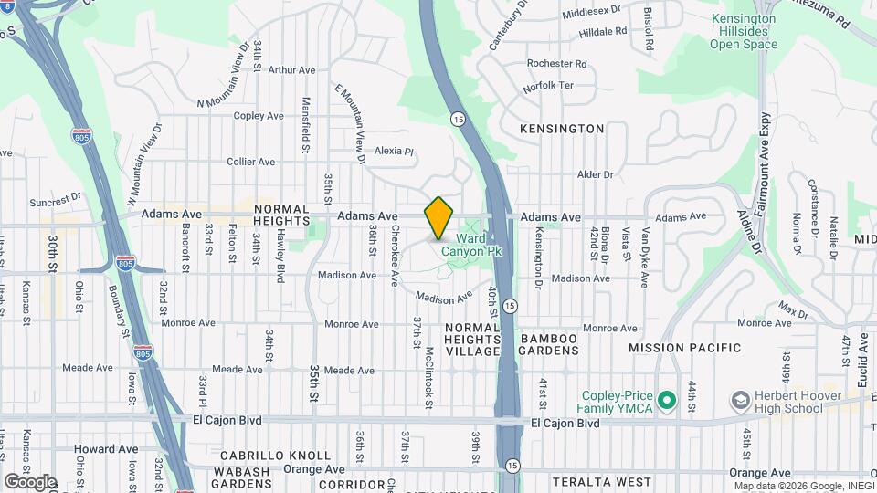 3821 Edna Pl Map and Location Details