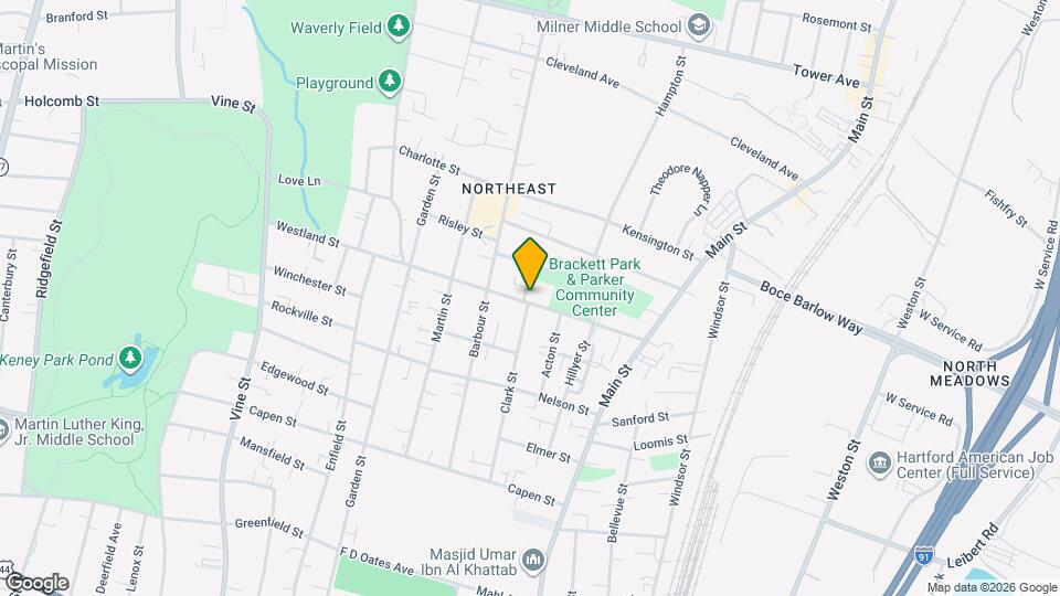 94 Westland St Map and Location Details