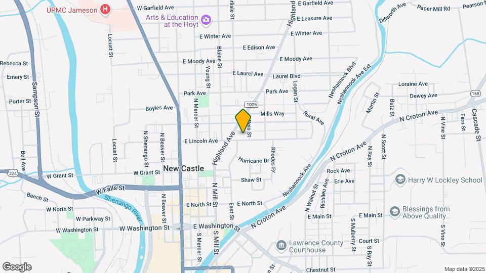 217 E Lincoln Ave Map and Location Details