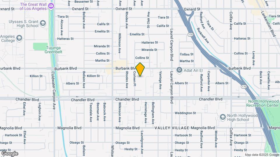 5516 Corteen Map and Location Details