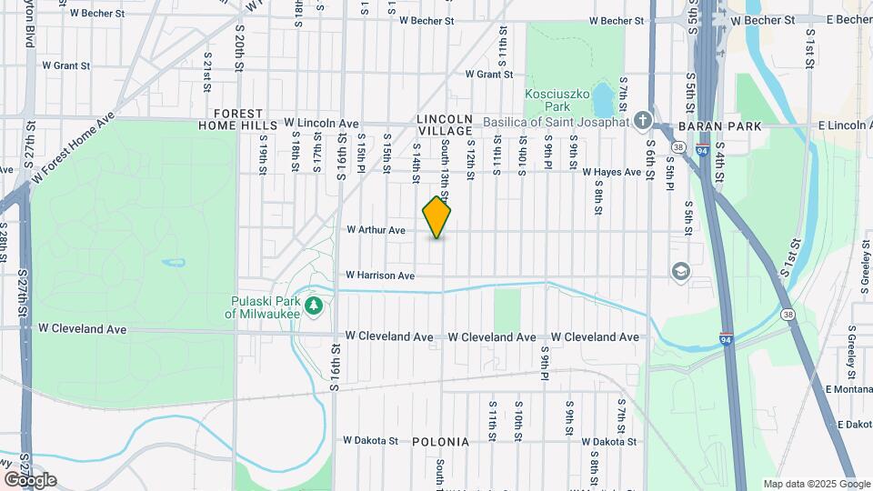 2519 S 13th St Map and Location Details