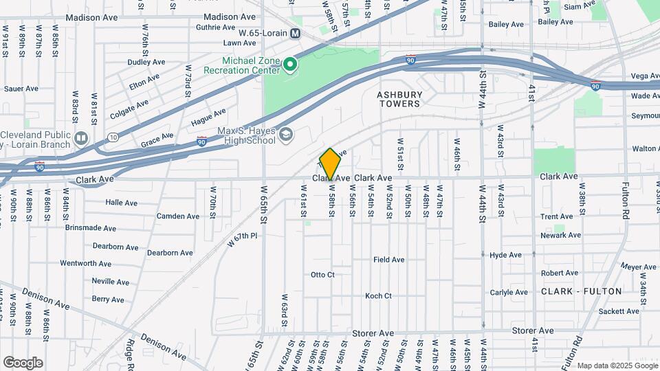 5801 Clark Ave Map and Location Details