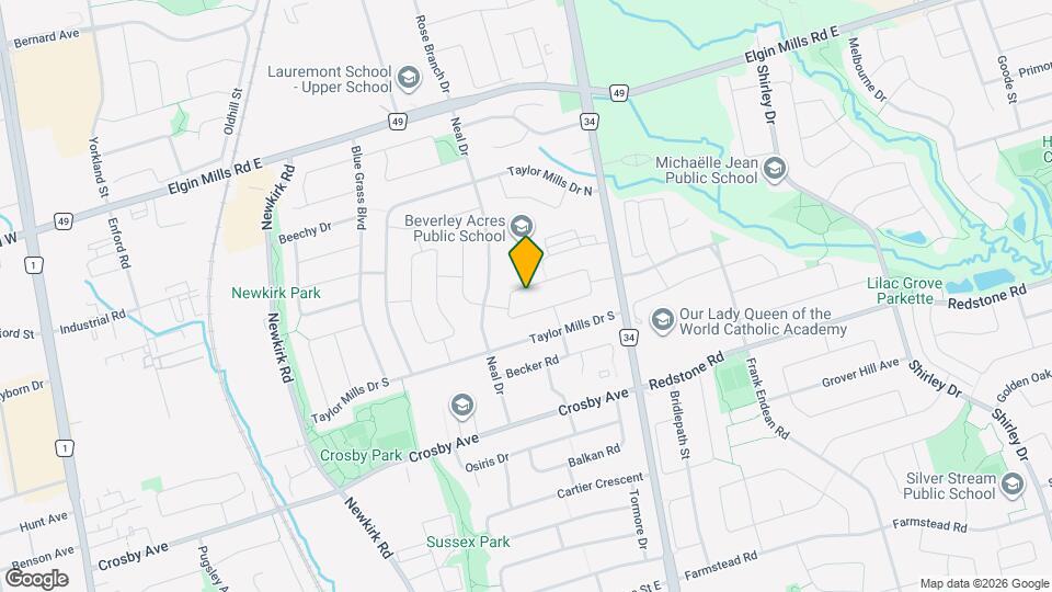 520 Lynett Crescent Map and Location Details