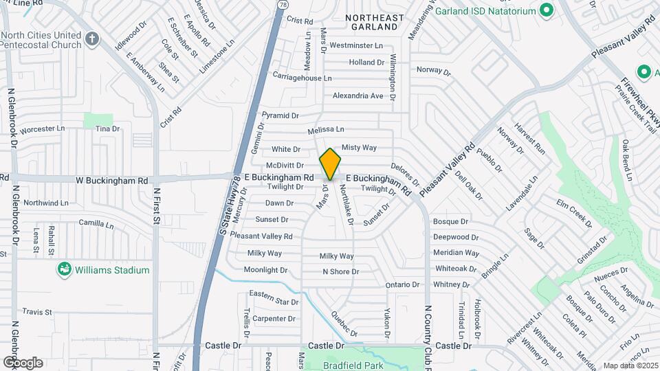 1932 Mars Dr Map and Location Details