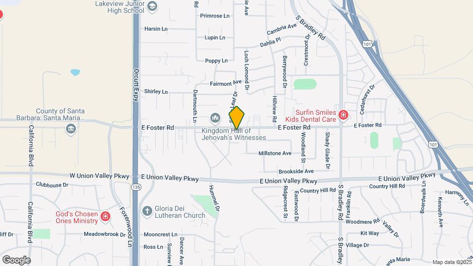 401 N Center Ct Map and Location Details