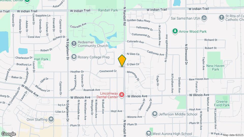 832 N Randall Rd Mapa y Detalles de la Ubicación