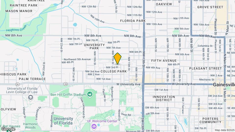 1614 NW 3rd Pl Mapa y Detalles de la Ubicación
