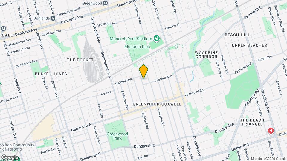 387 Woodfield Rd. Map and Location Details