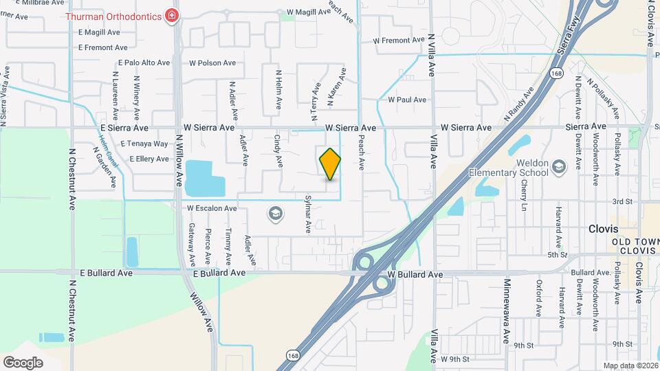 233 Karen Ave Map and Location Details