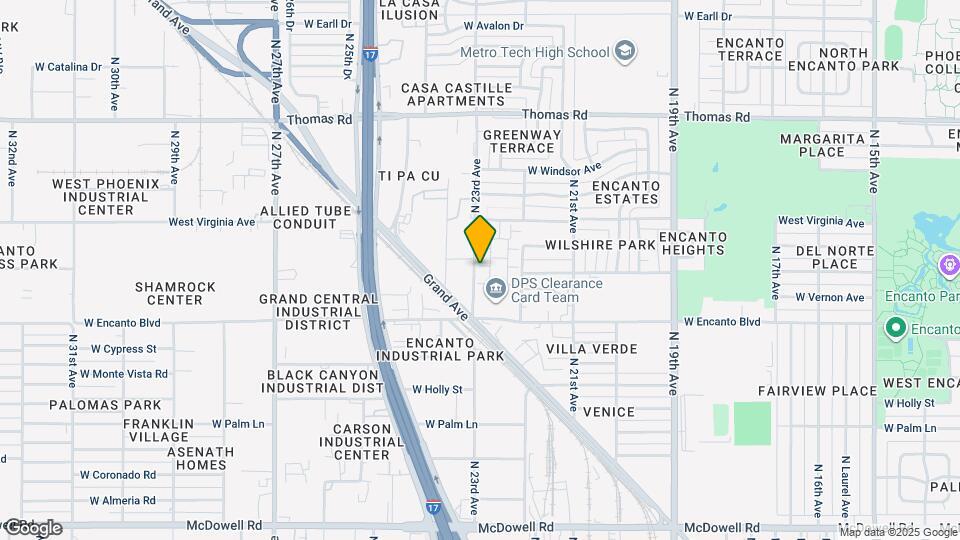 2503 N 23rd Ave Mapa y Detalles de la Ubicación