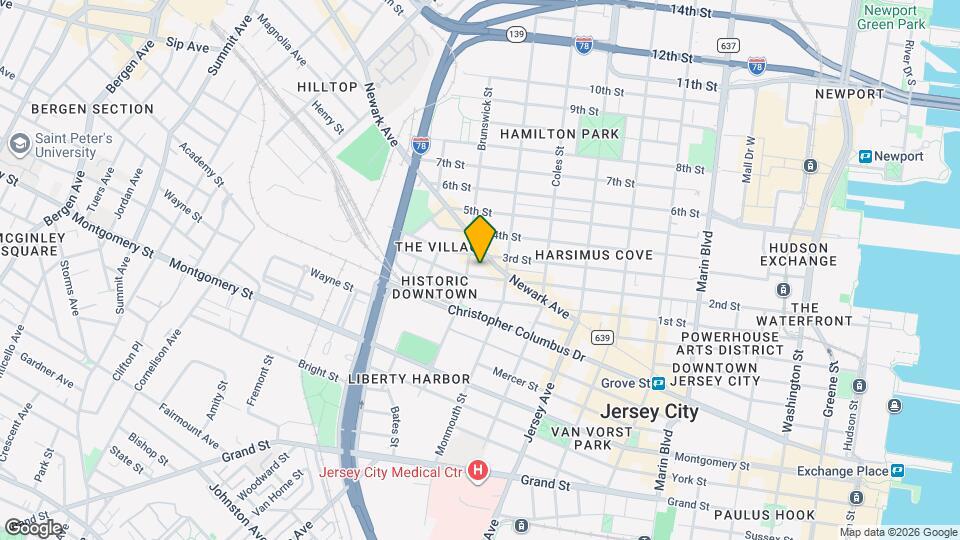 380 2nd St, Unit Apt 3A Map and Location Details
