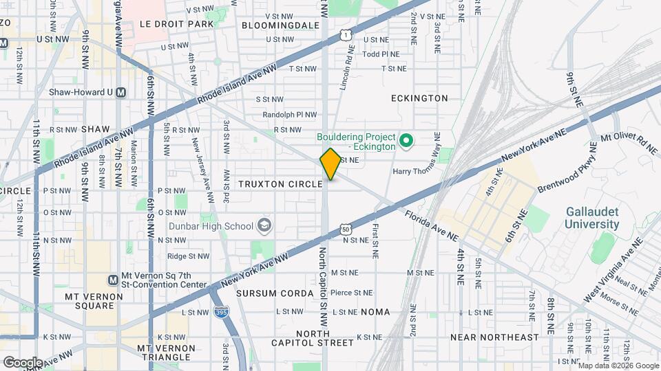 1505 North Capitol St NE Map and Location Details